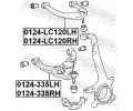 FEBEST Rameno zav�en� kol FBS 0124-LC120RH, 0124-LC120RH
