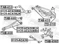 FEBEST Rameno zaven kol FBS 0125-ACA30, 0125-ACA30
