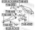 FEBEST Rameno zaven kol FBS 0125-ACA33, 0125-ACA33