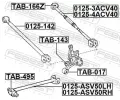 FEBEST Rameno zaven kol FBS 0125-ASV50LH, 0125-ASV50LH