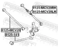 FEBEST Rameno zaven kol FBS 0125-MCV20RH, 0125-MCV20RH
