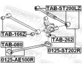 FEBEST Rameno zaven kol FBS 0125-ST202R, 0125-ST202R