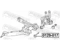 FEBEST roub pro opravu odklonu kola FBS 0129-017, 0129-017