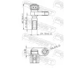 FEBEST Snímač počtu otáček kol FBS 01606-001, 01606-001