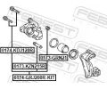 FEBEST Vodicí čep brzdového třmenu FBS 0174-GRJ200R-KIT, 0174-GRJ200R-KIT