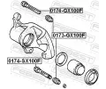 FEBEST Vodic ep brzdovho tmenu FBS 0174-GX100F, 0174-GX100F
