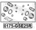 FEBEST Sada na opravu brzdovho tmenu FBS 0175-GSE25R, 0175-GSE25R