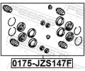 FEBEST Sada na opravu brzdovho tmenu FBS 0175-JZS147F, 0175-JZS147F