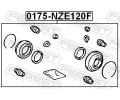 FEBEST Sada na opravu brzdov�ho t�menu FBS 0175-NZE120F, 0175-NZE120F