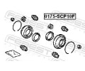 FEBEST Sada na opravu brzdového třmenu FBS 0175-SCP10F, 0175-SCP10F