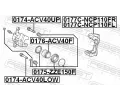 FEBEST Pst brzdovho tmenu FBS 0176-ACV40F, 0176-ACV40F