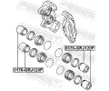 FEBEST Pst brzdovho tmenu FBS 0176-GRJ120F, 0176-GRJ120F