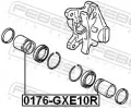 FEBEST P�st brzdov�ho t�menu FBS 0176-GXE10R, 0176-GXE10R