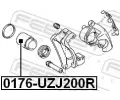 FEBEST Píst brzdového třmenu FBS 0176-UZJ200R, 0176-UZJ200R