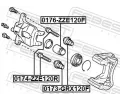 FEBEST Pst brzdovho tmenu FBS 0176-ZZE120F, 0176-ZZE120F