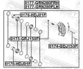 FEBEST Brzdov tmen FBS 0177-GRN280FRH, 0177-GRN280FRH