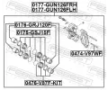 FEBEST Brzdov tmen FBS 0177-GUN126FRH, 0177-GUN126FRH