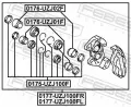 FEBEST Brzdov tmen FBS 0177-UZJ100FL, 0177-UZJ100FL