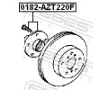 FEBEST Nboj kola FBS 0182-AZT220F, 0182-AZT220F