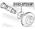 FEBEST Nboj kola FBS 0182-ST210F, 0182-ST210F