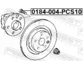 FEBEST roub kola FBS 0184-004-PCS10, 0184-004-PCS10