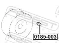 FEBEST Matice kola FBS 0185-003, 0185-003