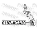 FEBEST Nap�nac� kladka dr�kov�ho kl�nov�ho �emenu FBS 0187-ACA20, 0187-ACA20