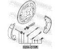 FEBEST Sada psluenstv parkovacch brzdovch elist FBS 0204-D10R-KIT, 0204-D10R-KIT