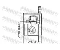 FEBEST Kloub hnac�ho h��dele, sada FBS 0211-TA60R, 0211-TA60R