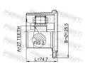 FEBEST Kloub hnacho hdele, sada FBS 0211-WD21, 0211-WD21