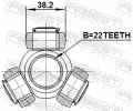 FEBEST Tripod hnacího hřídele FBS 0216-F15, 0216-F15