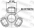 FEBEST Tripod hnacho hdele FBS 0216-Z50, 0216-Z50