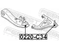 FEBEST Čep ramene FBS 0220-C34, 0220-C34