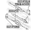 FEBEST Axiln kloub pnho thla zen FBS 0222-F15, 0222-F15