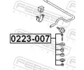 FEBEST Ty / vzpra stabiliztoru FBS 0223-007, 0223-007