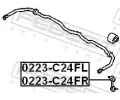 FEBEST Tyč / vzpěra stabilizátoru FBS 0223-C24FL, 0223-C24FL