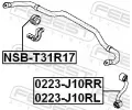 FEBEST Ty / vzpra stabiliztoru FBS 0223-J10RL, 0223-J10RL