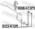 FEBEST Ty / vzpra stabiliztoru FBS 0223-K12F, 0223-K12F