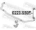FEBEST Ty� / vzp�ra stabiliz�toru FBS 0223-S50F, 0223-S50F