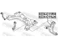 FEBEST Rameno zaven kol FBS 0224-C11RH, 0224-C11RH