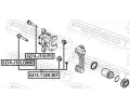FEBEST Vodic ep brzdovho tmenu FBS 0274-T32R-KIT, 0274-T32R-KIT