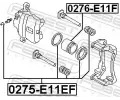 FEBEST Pst brzdovho tmenu FBS 0276-E11F, 0276-E11F