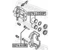 FEBEST Pst brzdovho tmenu FBS 0276-LCD22F, 0276-LCD22F