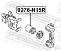 FEBEST P�st brzdov�ho t�menu FBS 0276-N15R, 0276-N15R