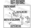 FEBEST Pst brzdovho tmenu FBS 0276-R51R, 0276-R51R