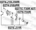 FEBEST Pst brzdovho tmenu FBS 0276-T30R, 0276-T30R