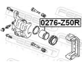 FEBEST Pst brzdovho tmenu FBS 0276-Z50R, 0276-Z50R