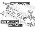 FEBEST Pst brzdovho tmenu FBS 0276-Z51R, 0276-Z51R