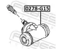 FEBEST Brzdový váleček FBS 0278-G15, 0278-G15