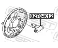 FEBEST Brzdový váleček FBS 0278-K12, 0278-K12